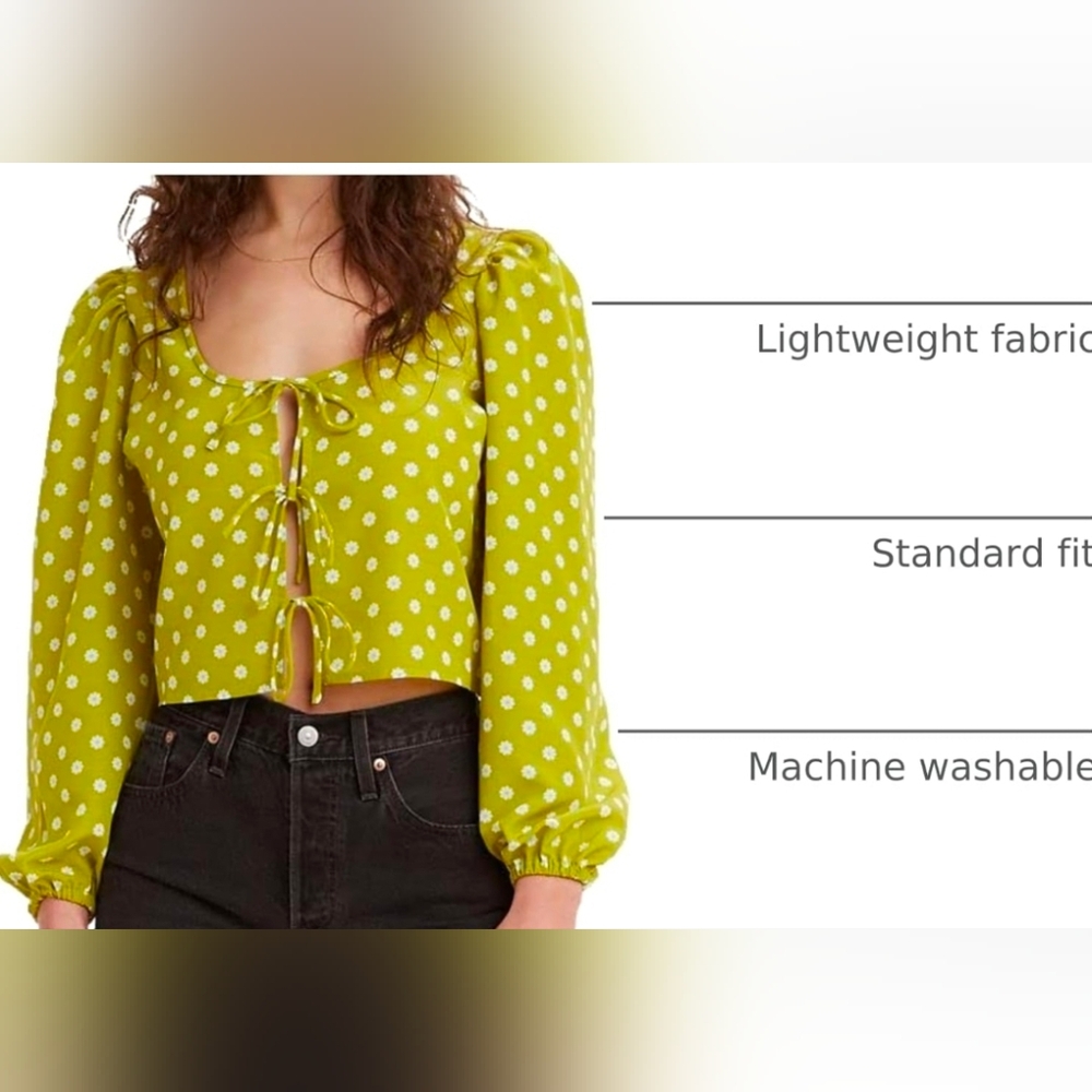 Levi's Embry Tie Blouse - Picture 3 of 5